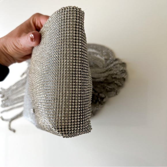 Cult Gaia Banu Mini Fringe Clutch in Clear - Picture 9 of 14